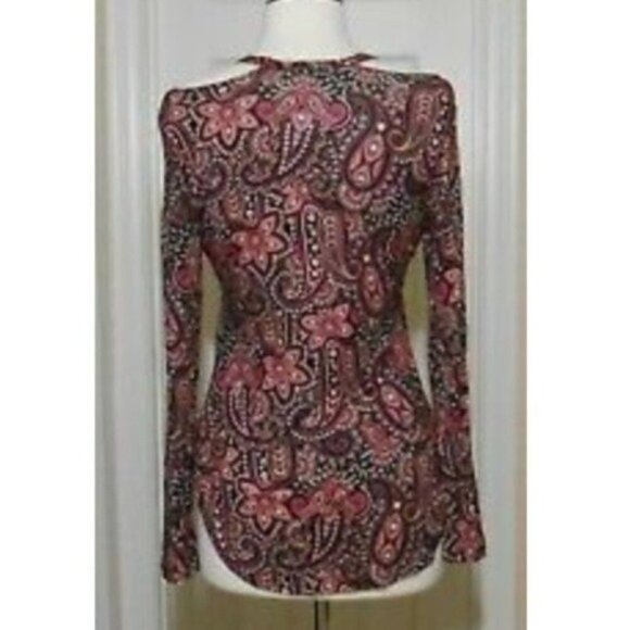 NWT Ultra Flirt Cut Out Cold Collar Top - Picture 4 of 5